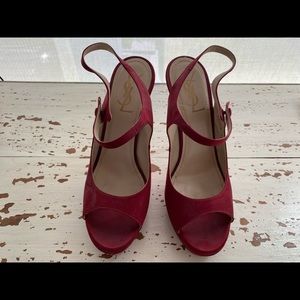 YSL platform sandals